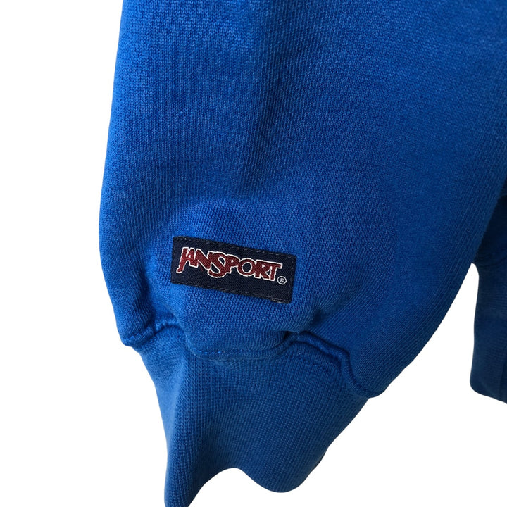 Jansport College Sweatshirt, Men's Size M cotton blue type Vintage Second Hand