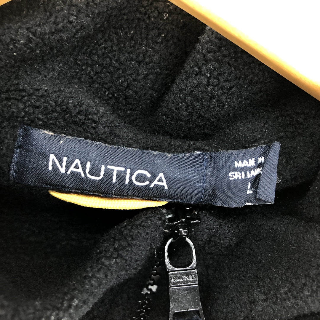 NAUTICA Half-Zip Fleece Pullover Men's L size / eaa449101