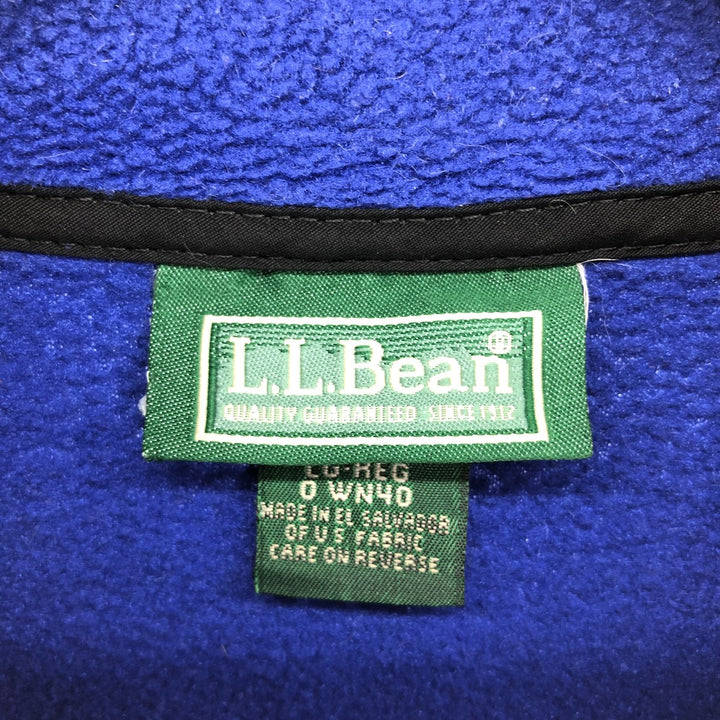 LLBean Half Snap Fleece Pullover Men's L size /eaa449128