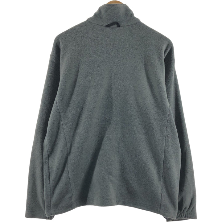 2000'S Columbia fleece jacket, men's size L polyester gray type Vintage Second Hand