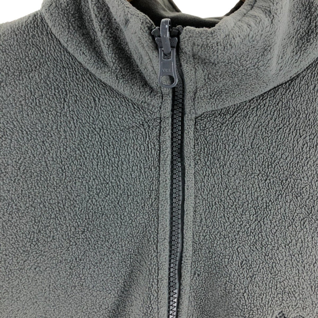 2000'S Columbia fleece jacket, men's size L polyester gray type Vintage Second Hand