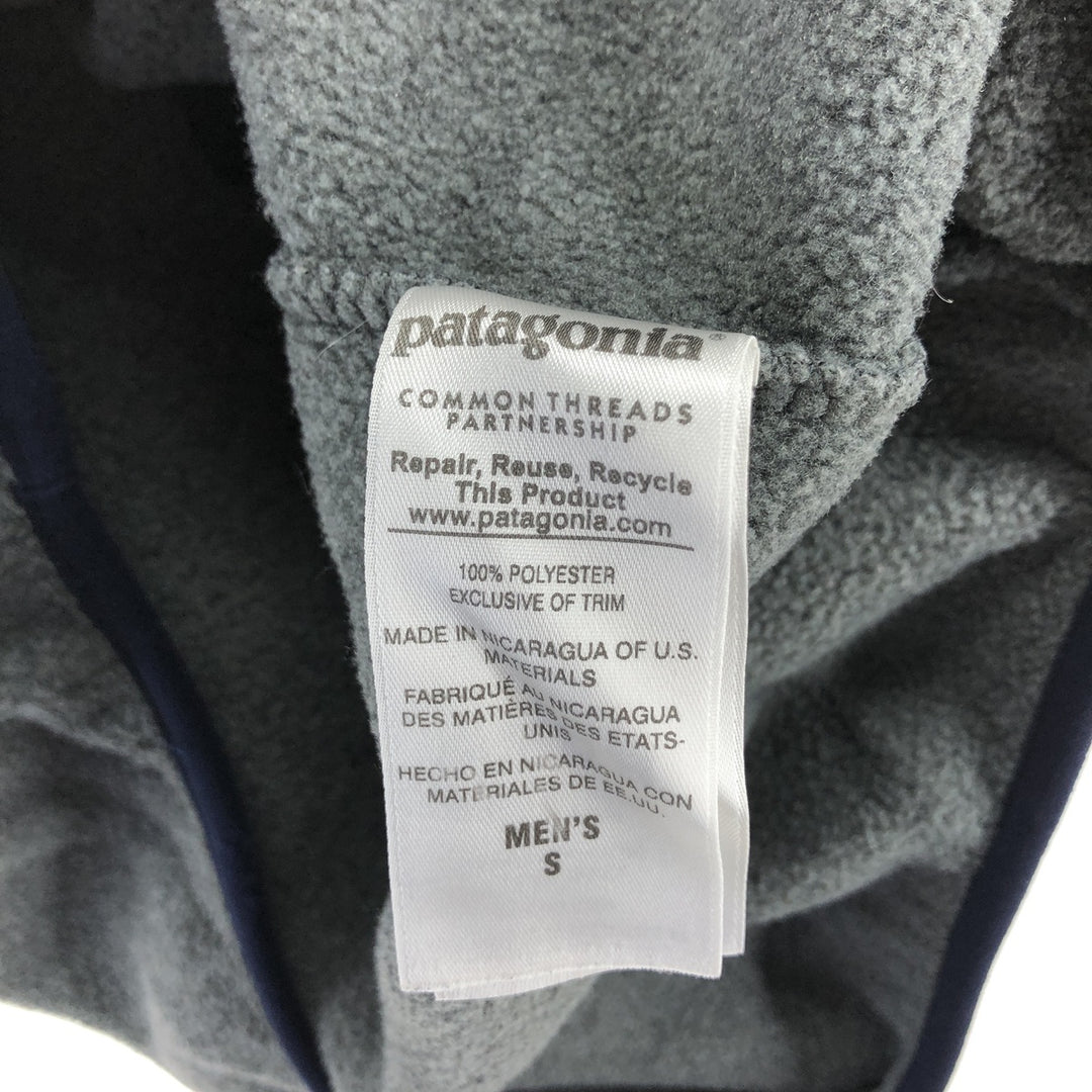 Patagonia Lightweight SYNCHILLA Snap-T 25580SP16 Half-Snap Fleece Pullover Men's S Size /eaa449178