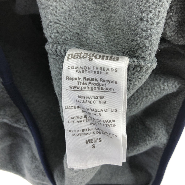 Patagonia Lightweight SYNCHILLA Snap-T 25580SP16 Half-Snap Fleece Pullover Men's S Size /eaa449178