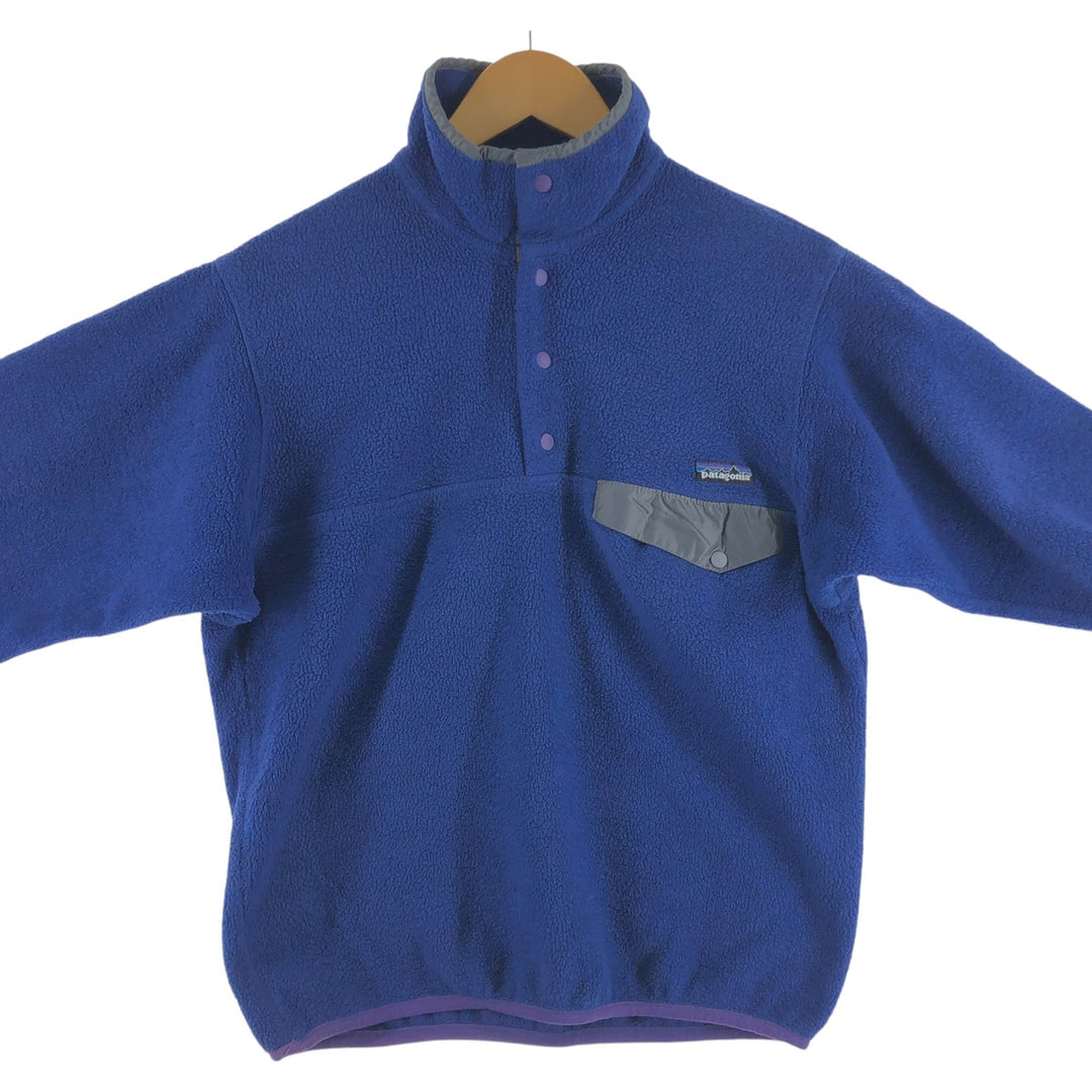 90'S Patagonia Synchilla Snap T 25450S97 Half Snap Fleece Pullover Men's S Size /eaa449181