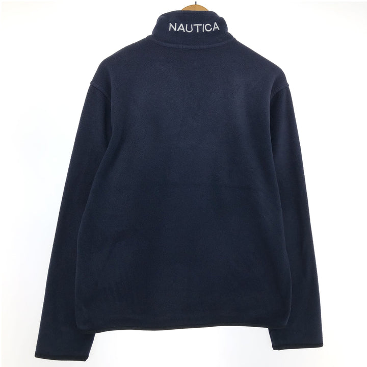 NAUTICA Back Logo Half Zip Fleece Pullover Men's S Size / eaa449187