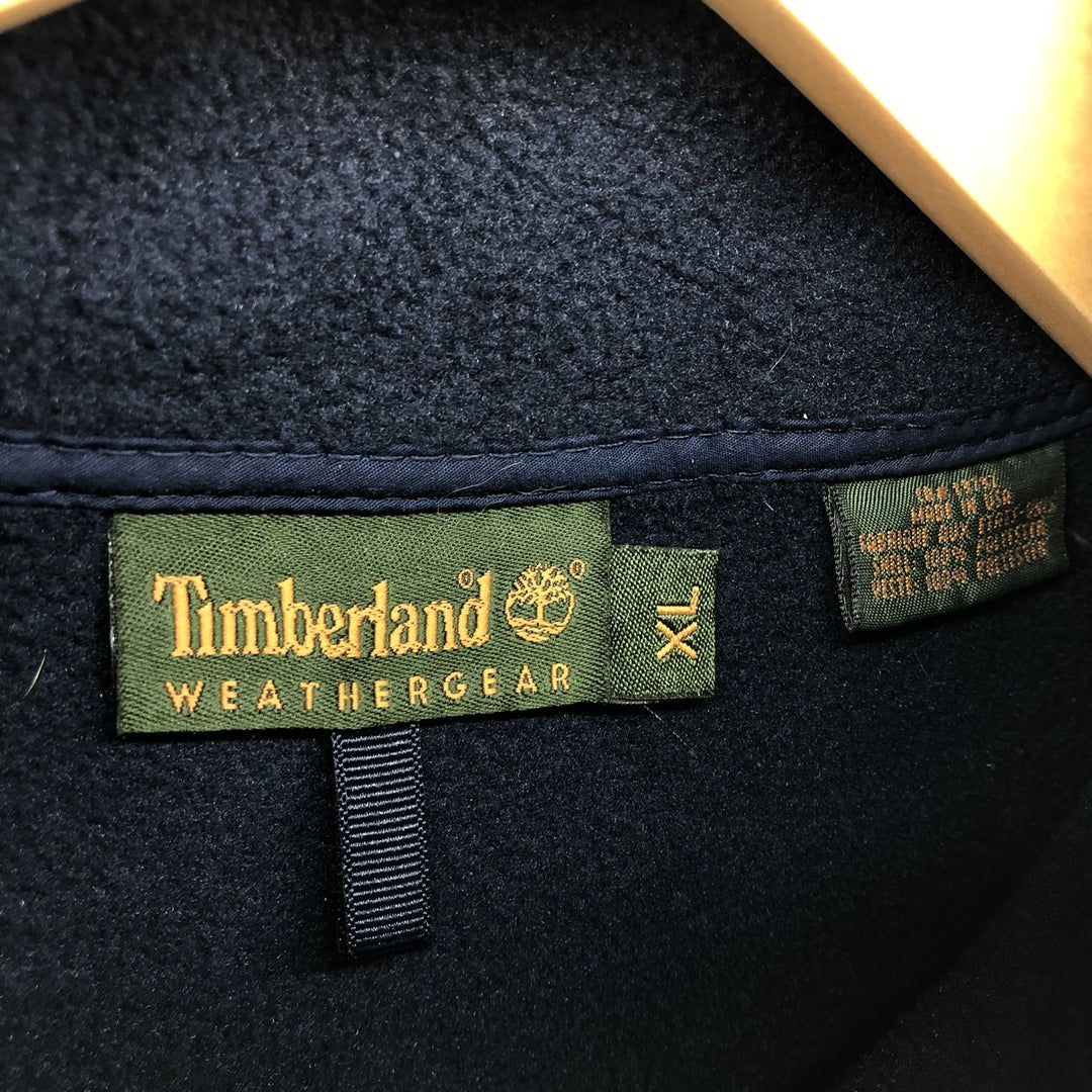 90'S Timberland WEATHERGEAR fleece jacket, made in USA, men's XL size, vintage /eaa449191