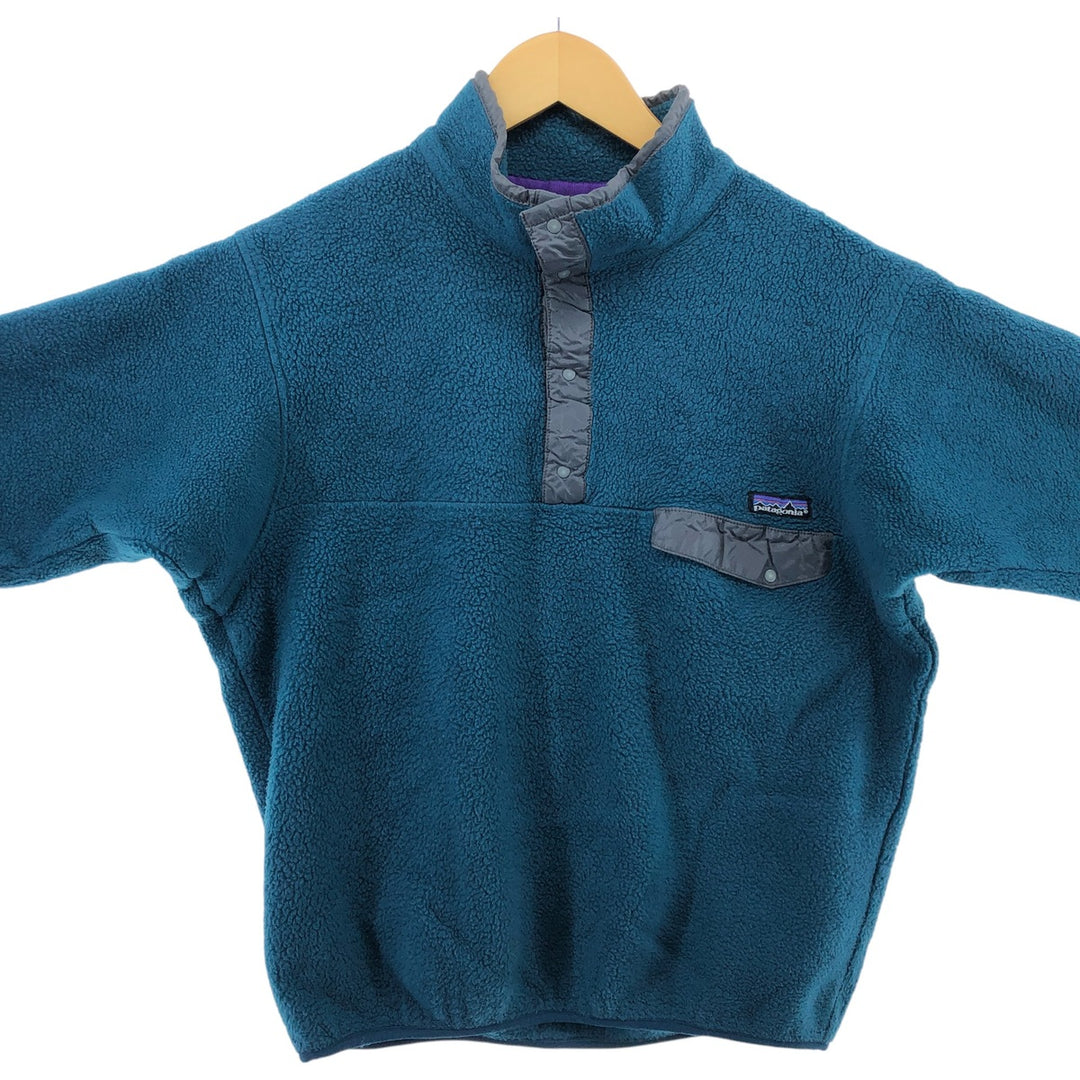 80s-90'S Patagonia Snap T 25530 Half Snap Fleece Pullover Made in USA Men's M Size Vintage /eaa449197