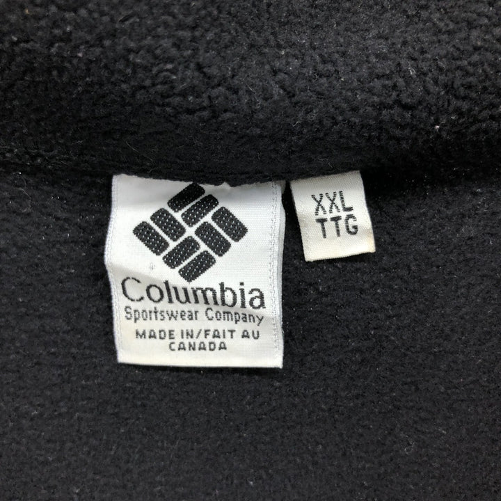 90s~00'S Columbia Challenge Series Fleece Pullover Made in Canada Men's XXL Vintage /eaa449210