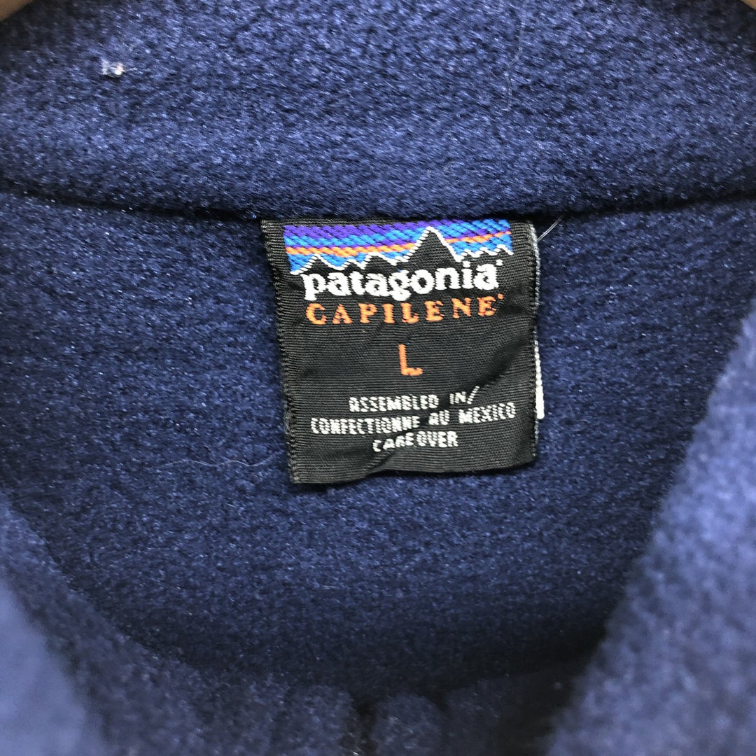 00'S Patagonia CAPILENE 43470FA00 Half-Zip Fleece Pullover Men's L Size / eaa449225