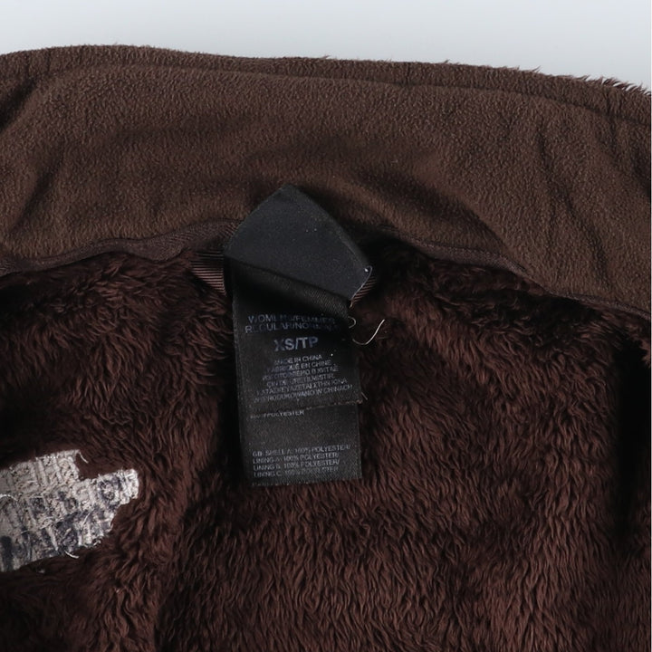 The North Face Women's Fleece Jacket, Size XS polyester brown type Vintage Second Hand