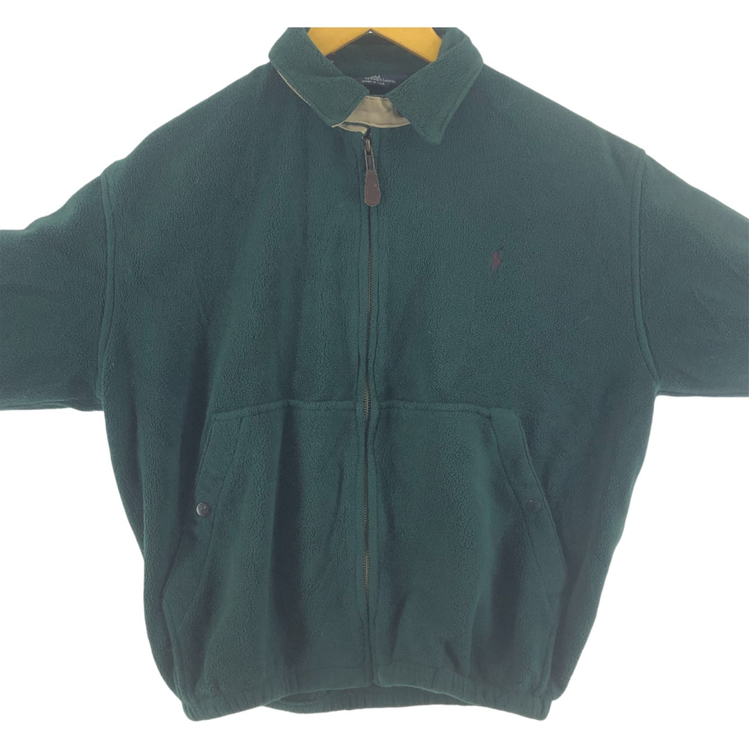 90'S Ralph Lauren POLO by Ralph Lauren fleece jacket made in USA, men's size S, vintage /eaa449254