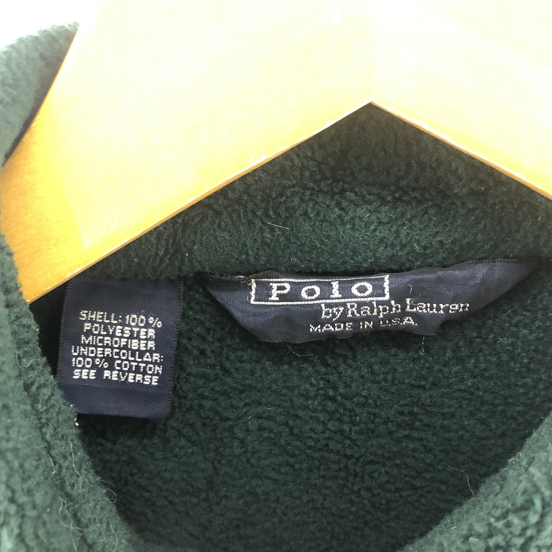 90'S Ralph Lauren POLO by Ralph Lauren fleece jacket made in USA, men's size S, vintage /eaa449254