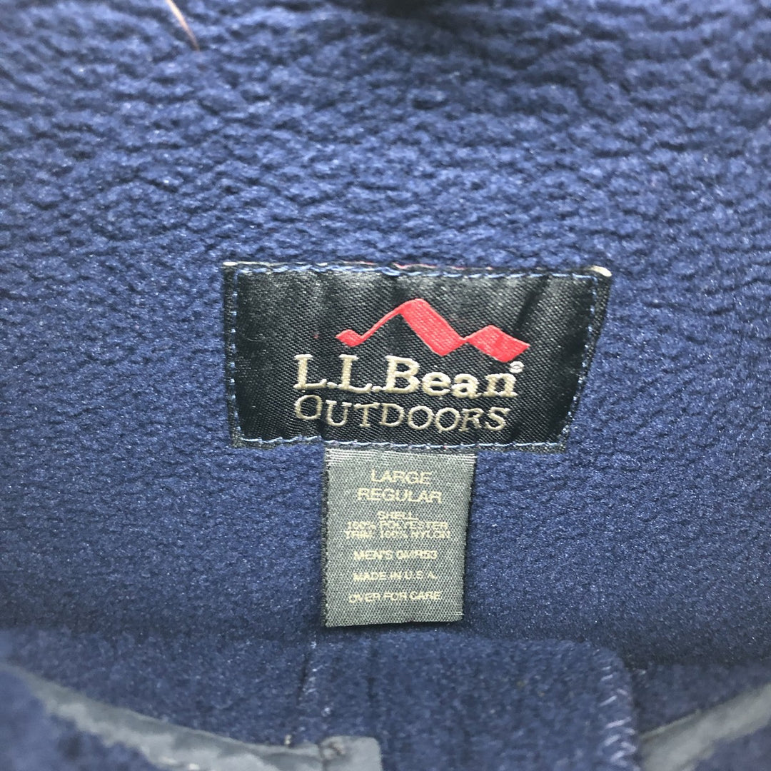 90s~00'S LLBean OUTDOORS Fleece Jacket Made in USA Men's L Size Vintage /eaa449276