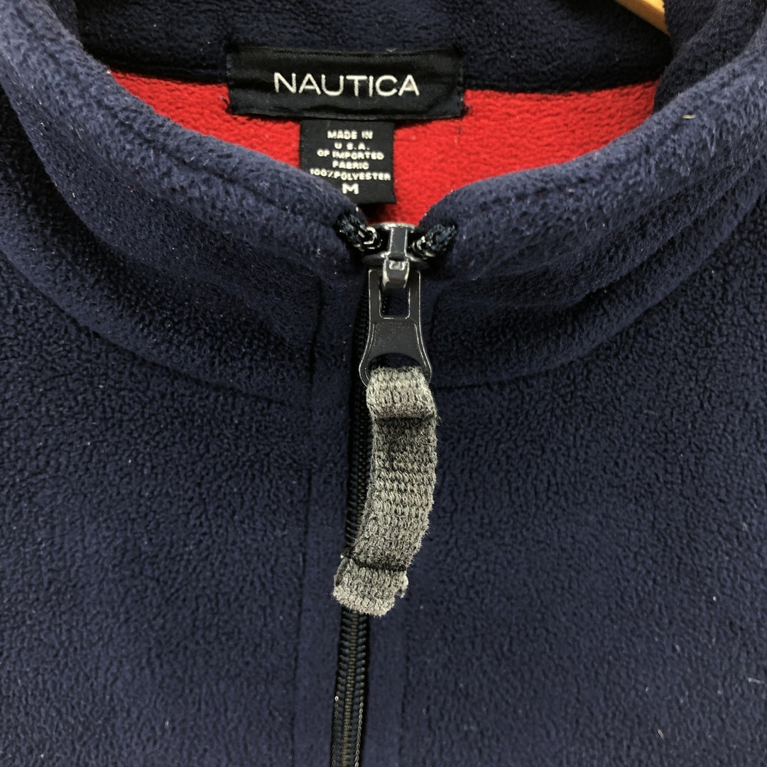 NAUTICA Half-Zip Fleece Pullover Made in USA Men's M size / eaa449315