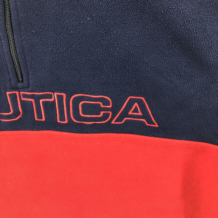 NAUTICA Half-Zip Fleece Pullover Made in USA Men's M size / eaa449315