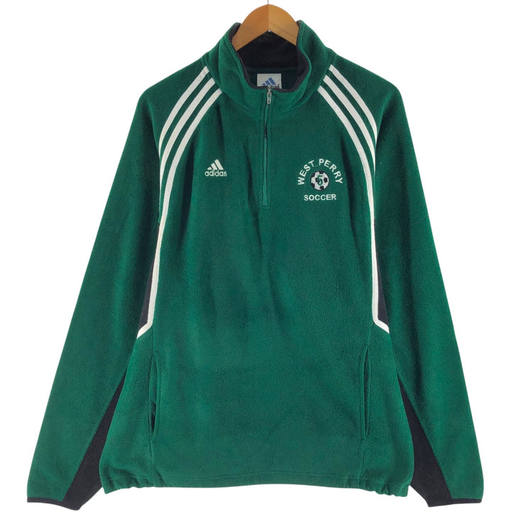 00'S Adidas Half Zip Fleece Pullover Men's M / eaa449414