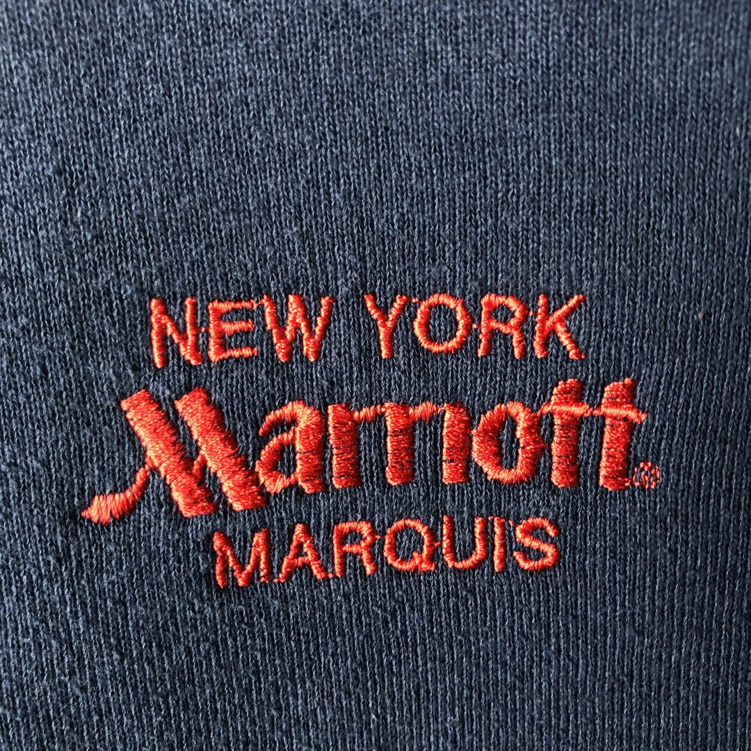 2000'S Fruit of the Loom sweatshirt, men's size L cotton navy blue type Vintage Second Hand