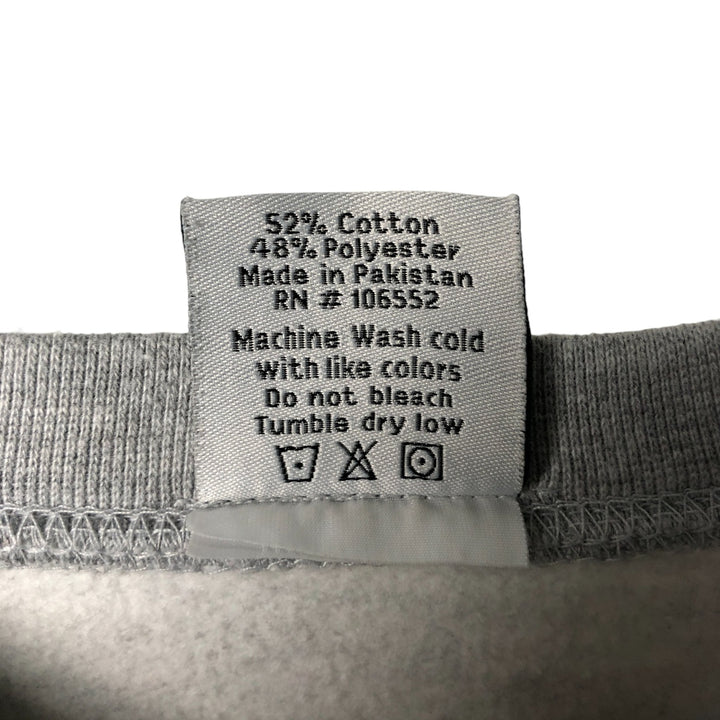 PRAIRIE MOUNTAIN Printed Sweatshirt, Men's Size L cotton gray type Vintage Second Hand