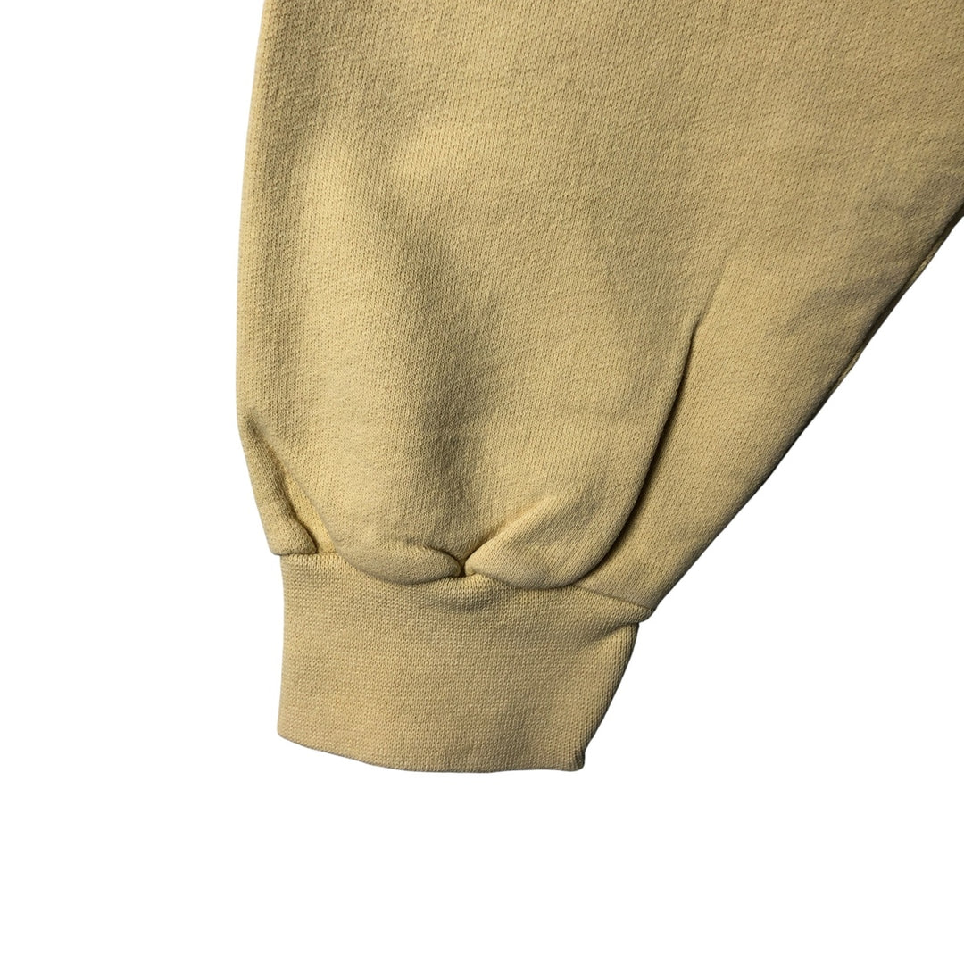 Vintage 90'S Hanes Ultimate Cotton Sweatshirt, Men's Size L cotton lemon yellow Vintage Second Hand