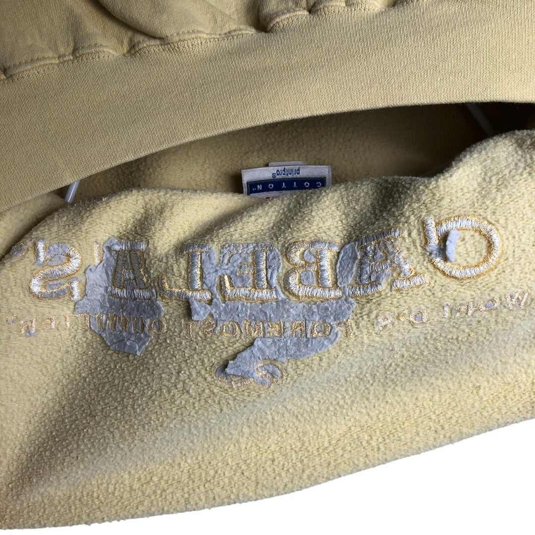 Vintage 90'S Hanes Ultimate Cotton Sweatshirt, Men's Size L cotton lemon yellow Vintage Second Hand