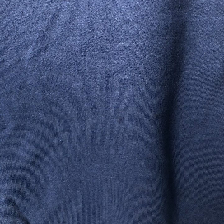 PORT and COMPANY Printed Sweatshirt, Men's XL cotton navy blue type Vintage Second Hand