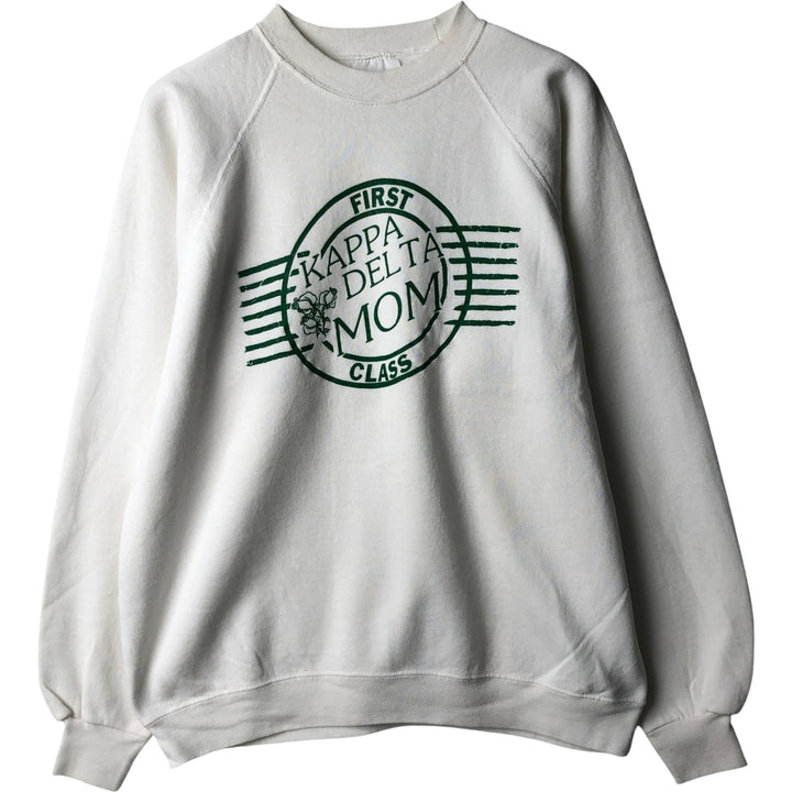 Vintage 90'S Stedman printed sweatshirt, Made in USA, Men's XL polyester white type Vintage Second Hand