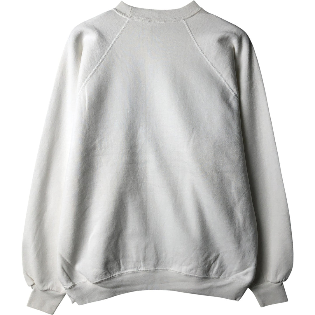 Vintage 90'S Stedman printed sweatshirt, Made in USA, Men's XL polyester white type Vintage Second Hand
