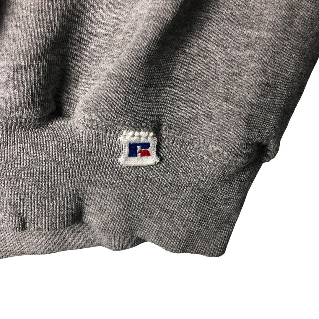 90'S Russell College Sweatshirt, Made in USA, Men's M, Vintage polyester gray type Vintage Second Hand