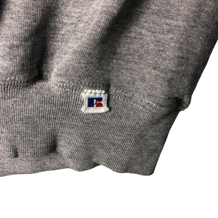 90'S Russell College Sweatshirt, Made in USA, Men's M, Vintage polyester gray type Vintage Second Hand