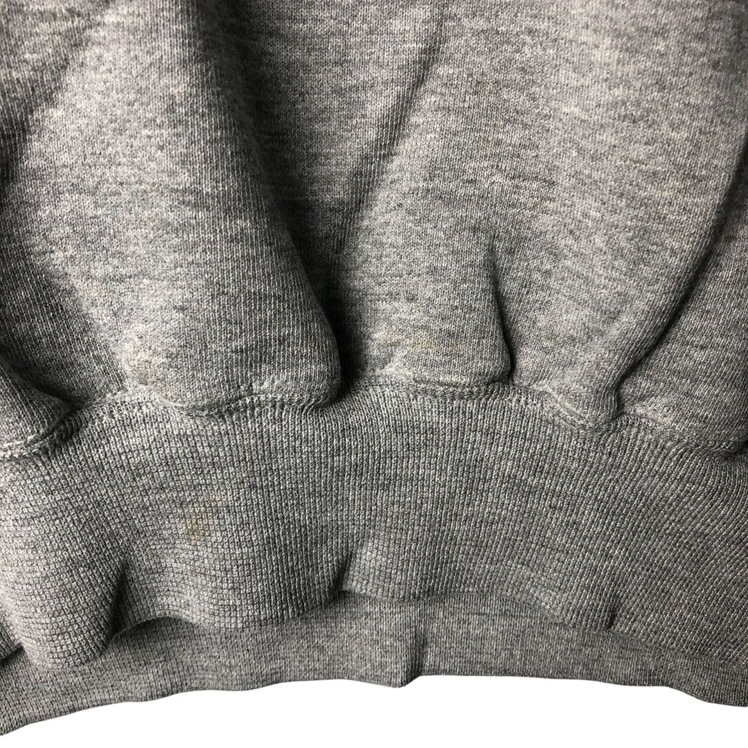 90'S Russell College Sweatshirt, Made in USA, Men's M, Vintage polyester gray type Vintage Second Hand