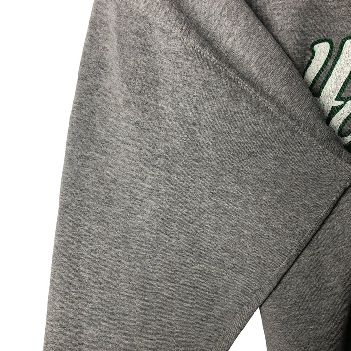 90'S Russell College Sweatshirt, Made in USA, Men's M, Vintage polyester gray type Vintage Second Hand
