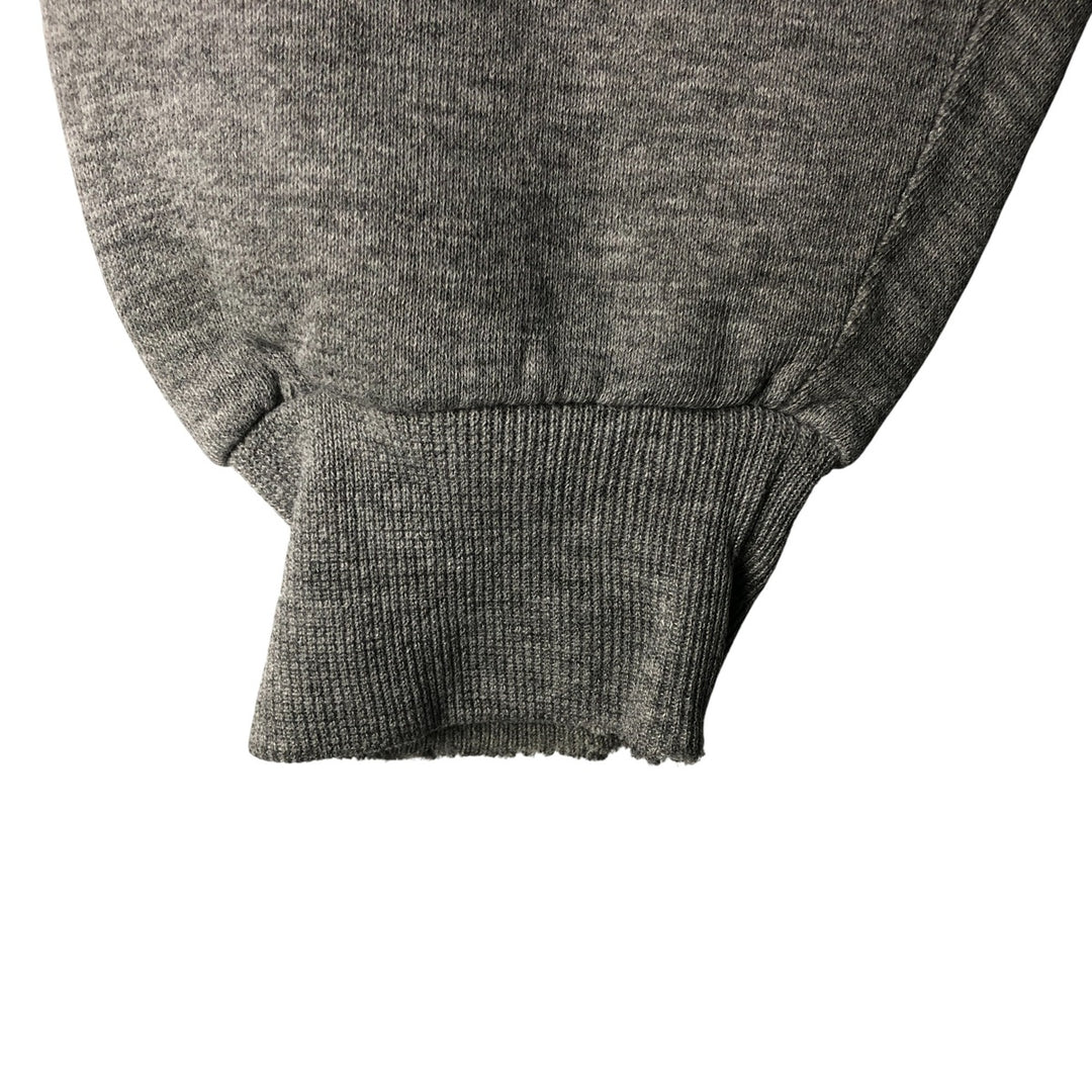 90'S Russell College Sweatshirt, Made in USA, Men's M, Vintage polyester gray type Vintage Second Hand