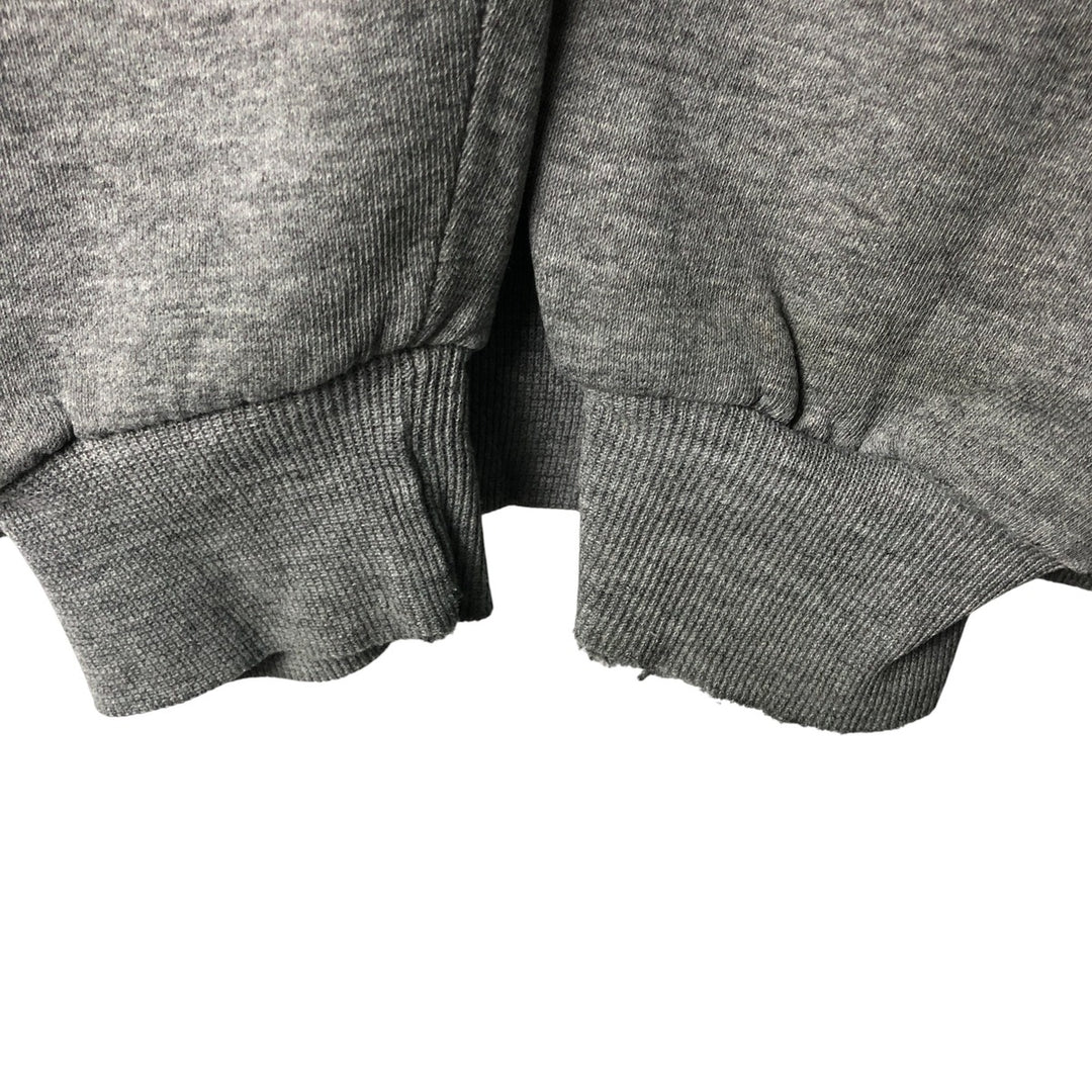 90'S Russell College Sweatshirt, Made in USA, Men's M, Vintage polyester gray type Vintage Second Hand