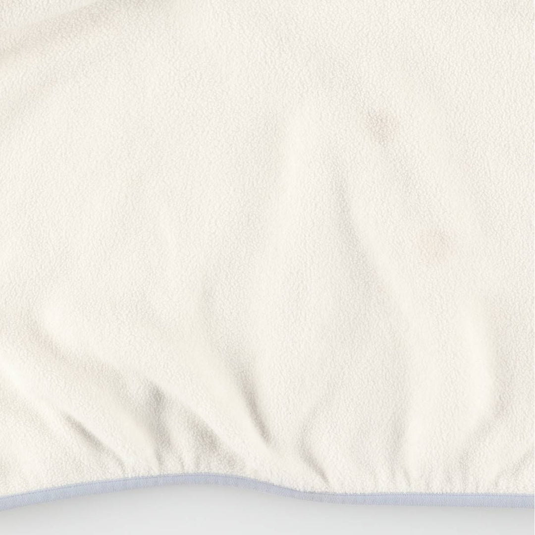 Patagonia Lightweight Synchilla Snap Tee (25455FA15) - Half-Snap Fleece Pullover, Women's Size L polyester white type Vintage Second Hand