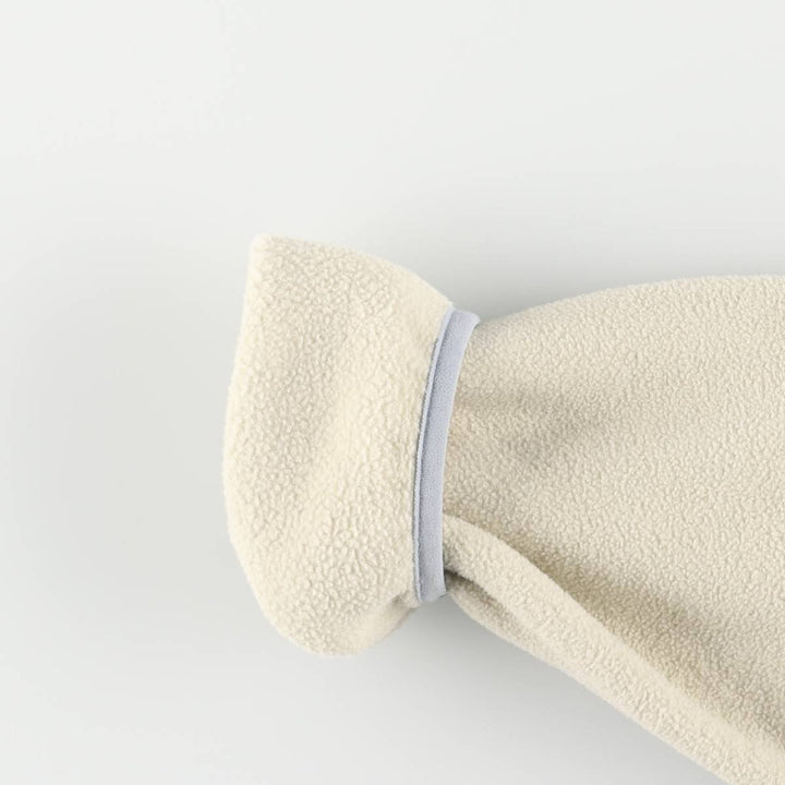 Patagonia Lightweight Synchilla Snap Tee (25455FA15) - Half-Snap Fleece Pullover, Women's Size L polyester white type Vintage Second Hand