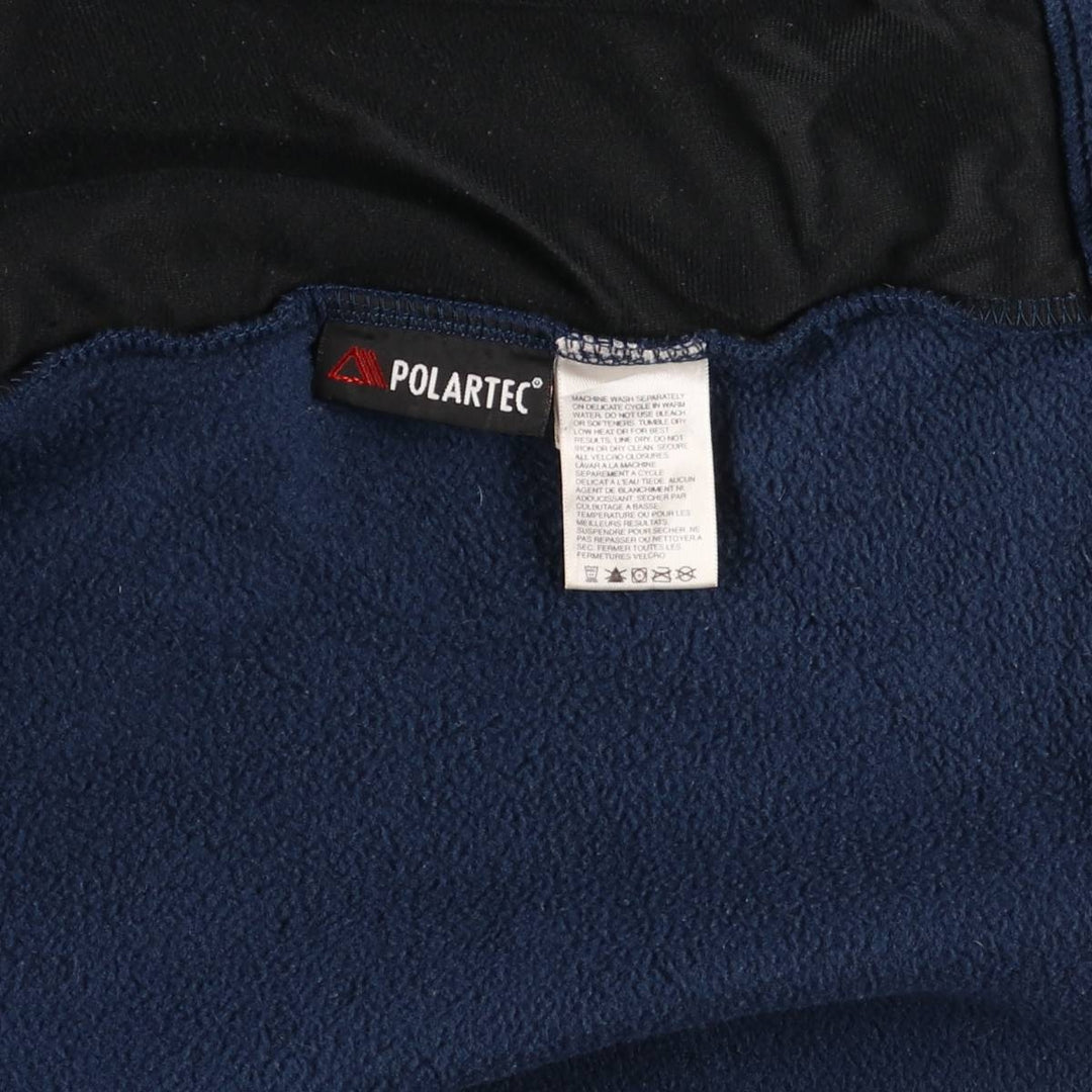 90s-00'S The North Face Vintage Fleece Jacket, Men's Size L polyester navy blue type Vintage Second Hand