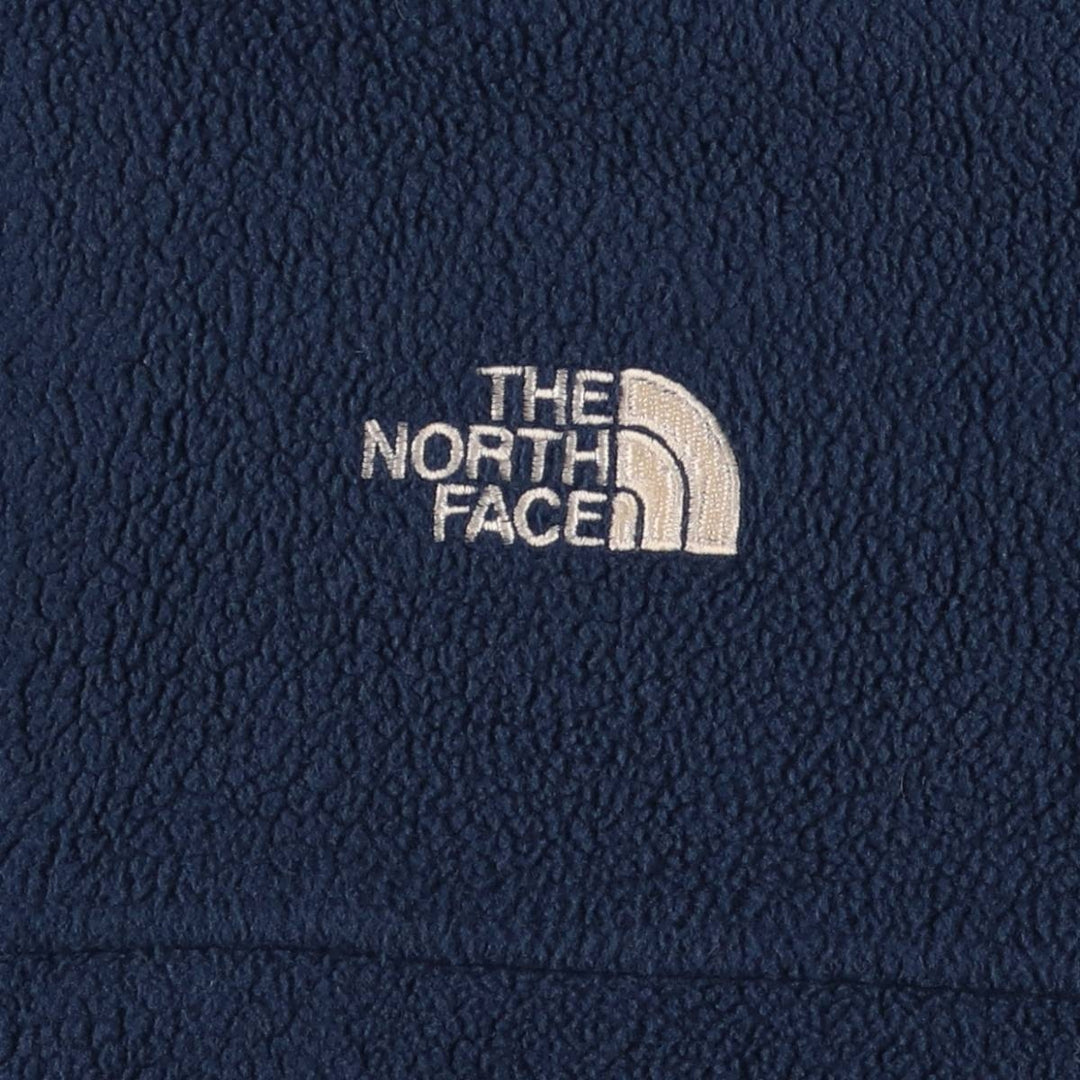 90s-00'S The North Face Vintage Fleece Jacket, Men's Size L polyester navy blue type Vintage Second Hand