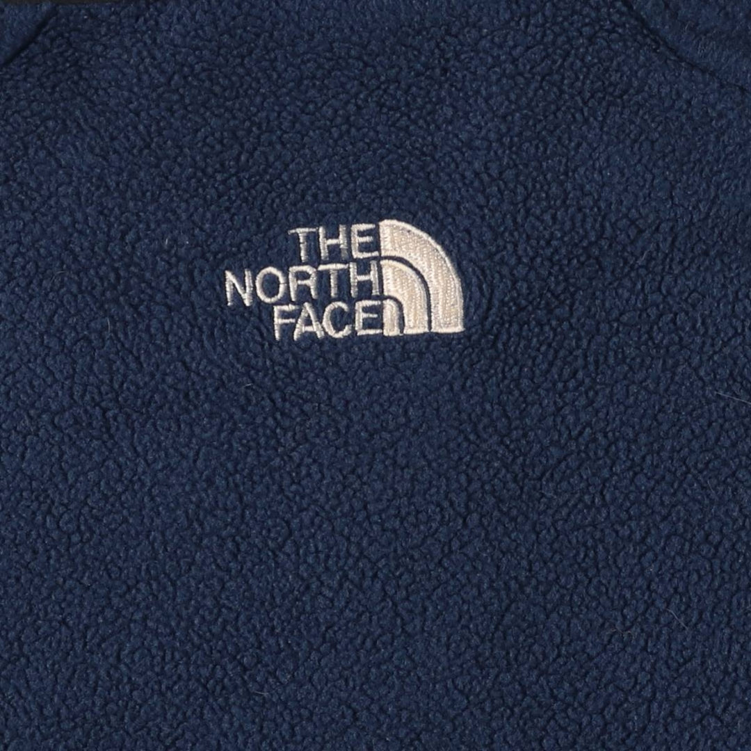 90s-00'S The North Face Vintage Fleece Jacket, Men's Size L polyester navy blue type Vintage Second Hand
