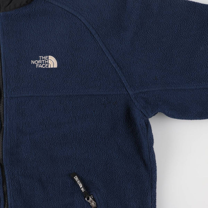 90s-00'S The North Face Vintage Fleece Jacket, Men's Size L polyester navy blue type Vintage Second Hand