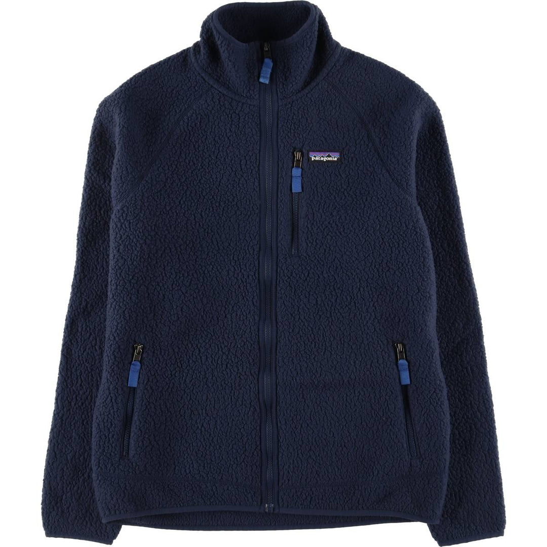 Patagonia Retro Pile Jacket (STY22801FA19) Men's Fleece Jacket (Size L) recycled polyester navy blue type Vintage Second Hand
