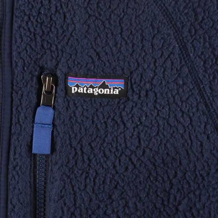 Patagonia Retro Pile Jacket (STY22801FA19) Men's Fleece Jacket (Size L) recycled polyester navy blue type Vintage Second Hand