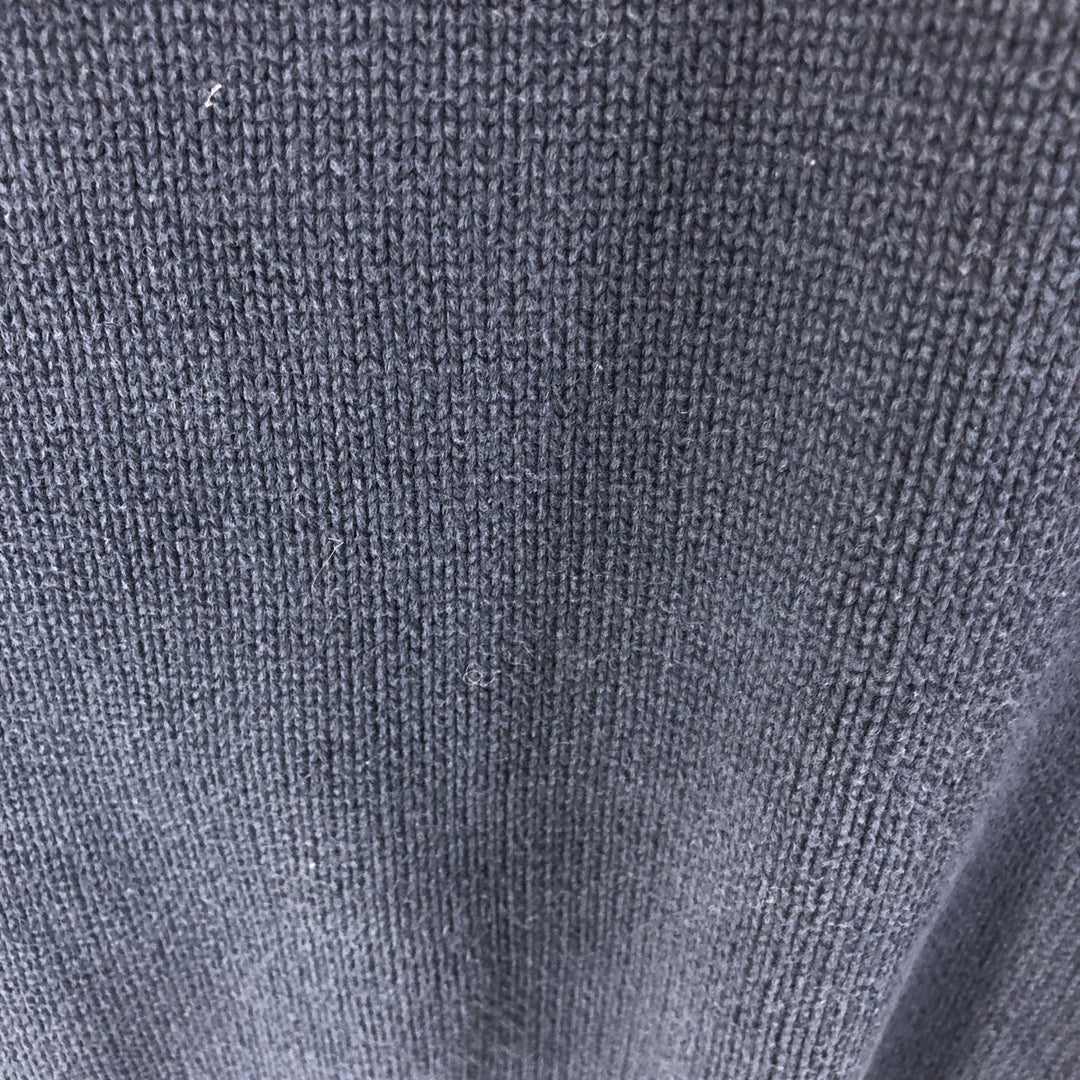 Tommy Hilfiger Cotton Knit Sweater Men's XXL cotton navy blue type Vintage Second Hand