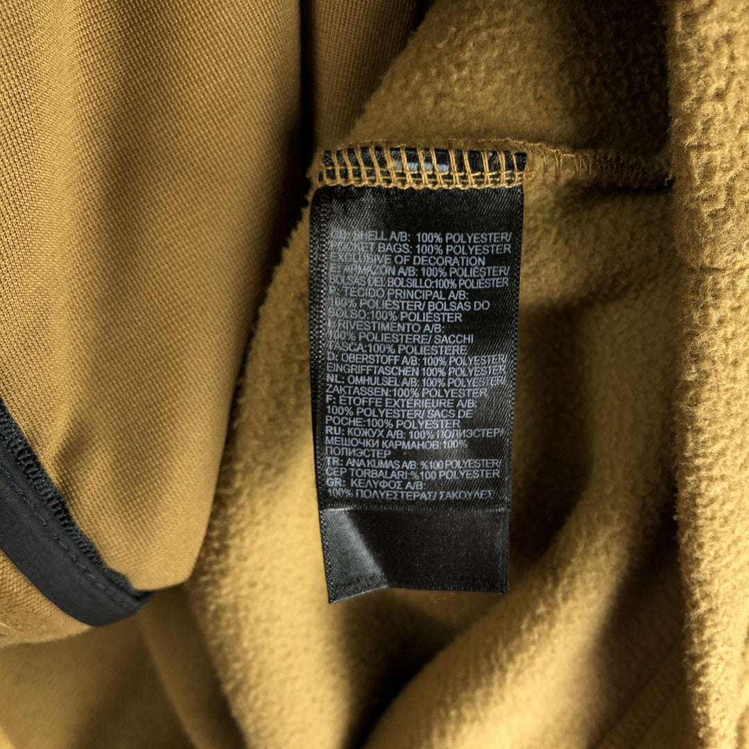 THE NORTH FACE Fleece Jacket Men's XL polyester beige type brown Vintage Second Hand