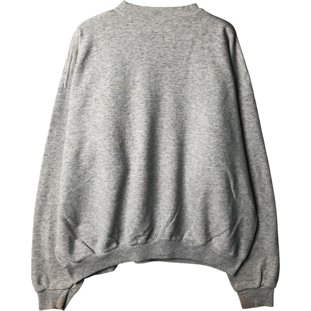 90'S Vintage PM Enterprises College Character Sweatshirt, Made in USA, Men's Size XL cotton gray type Vintage Second Hand
