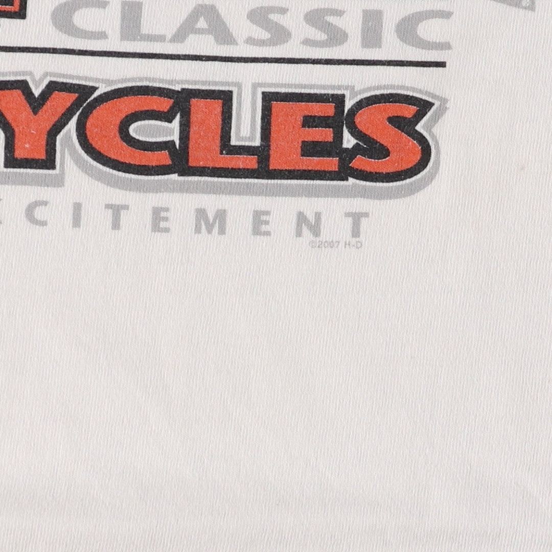 00'S Harley-Davidson Motorcycle Bike T-shirt Men's XL equivalent /eaa449602