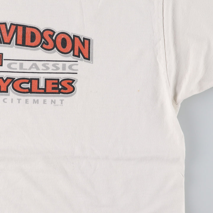 00'S Harley-Davidson Motorcycle Bike T-shirt Men's XL equivalent /eaa449602