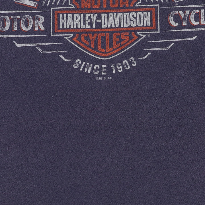 Harley-Davidson Motorcycle Bike T-shirt Men's L size / eaa449608