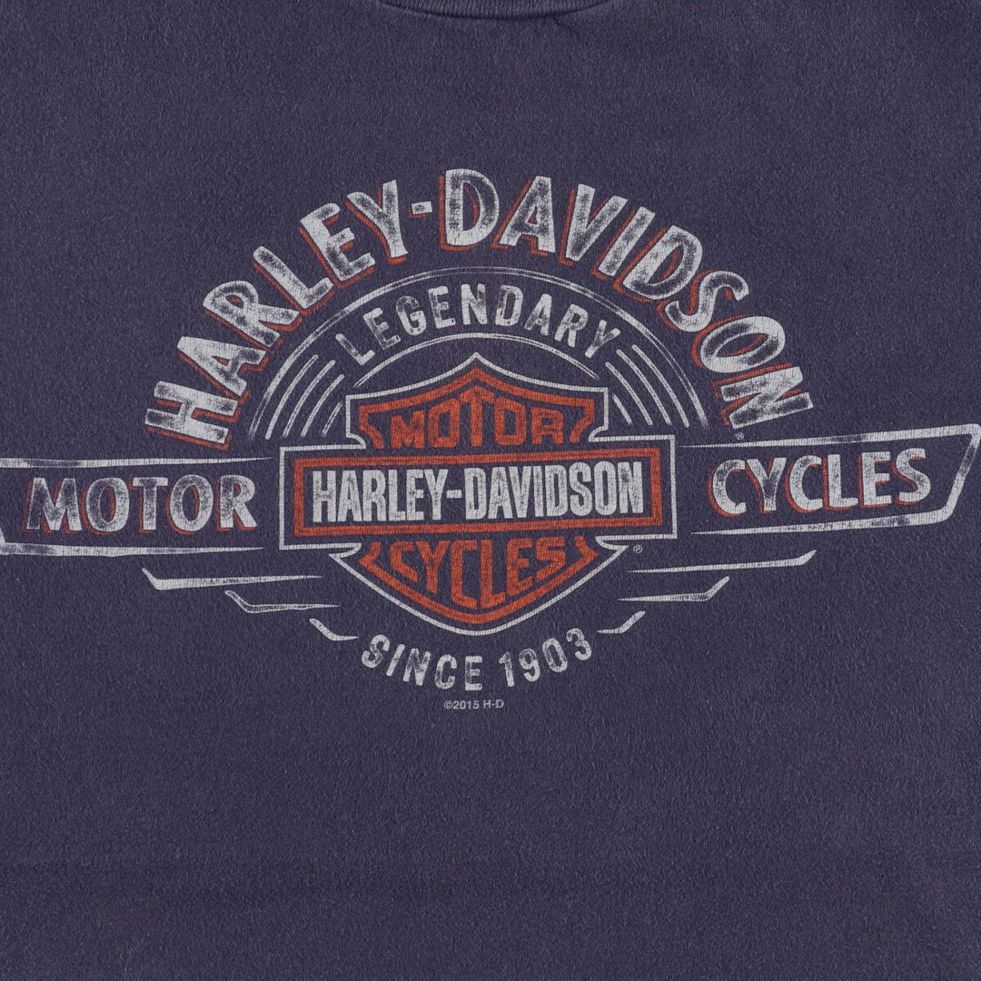 Harley-Davidson Motorcycle Bike T-shirt Men's L size / eaa449608