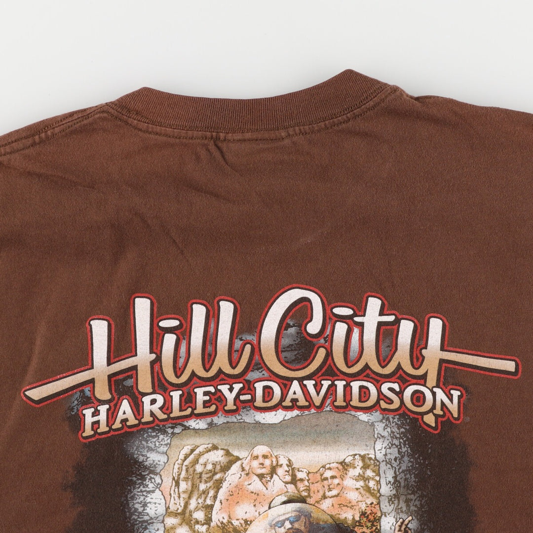 00'S Harley-Davidson Motorcycle Bike T-shirt Made in USA Men's L size /eaa449617