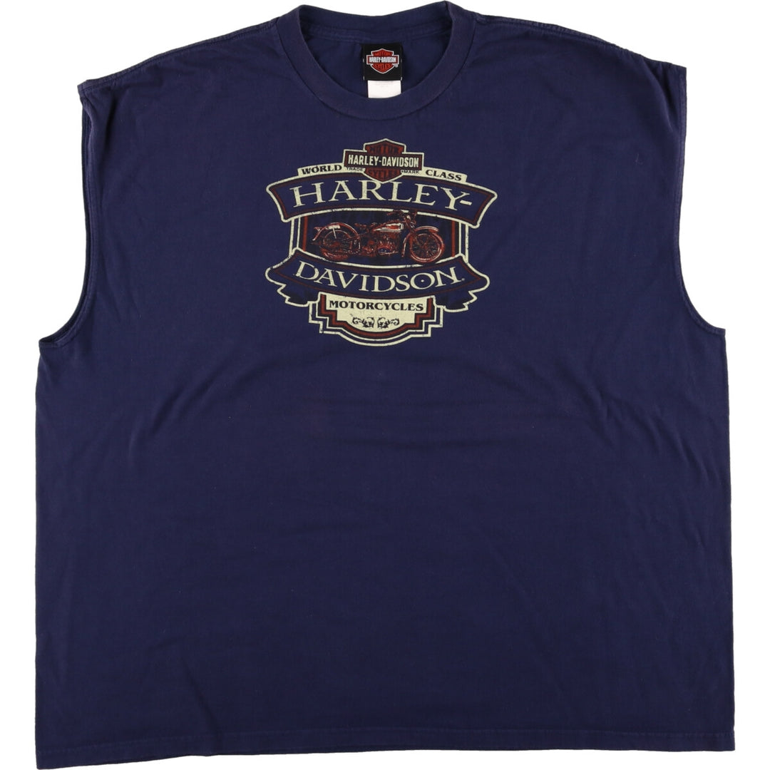 Harley-Davidson Eagle Pattern Sleeveless Motorcycle Bike T-shirt Men's XXXL equivalent /eaa449627